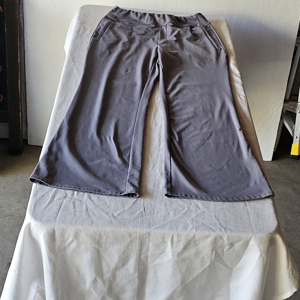 HALARA Charcoal Elastic Waist Pants - Picture 4 of 10